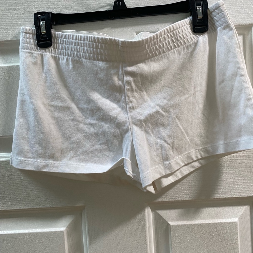 Gently used white shorts from OP